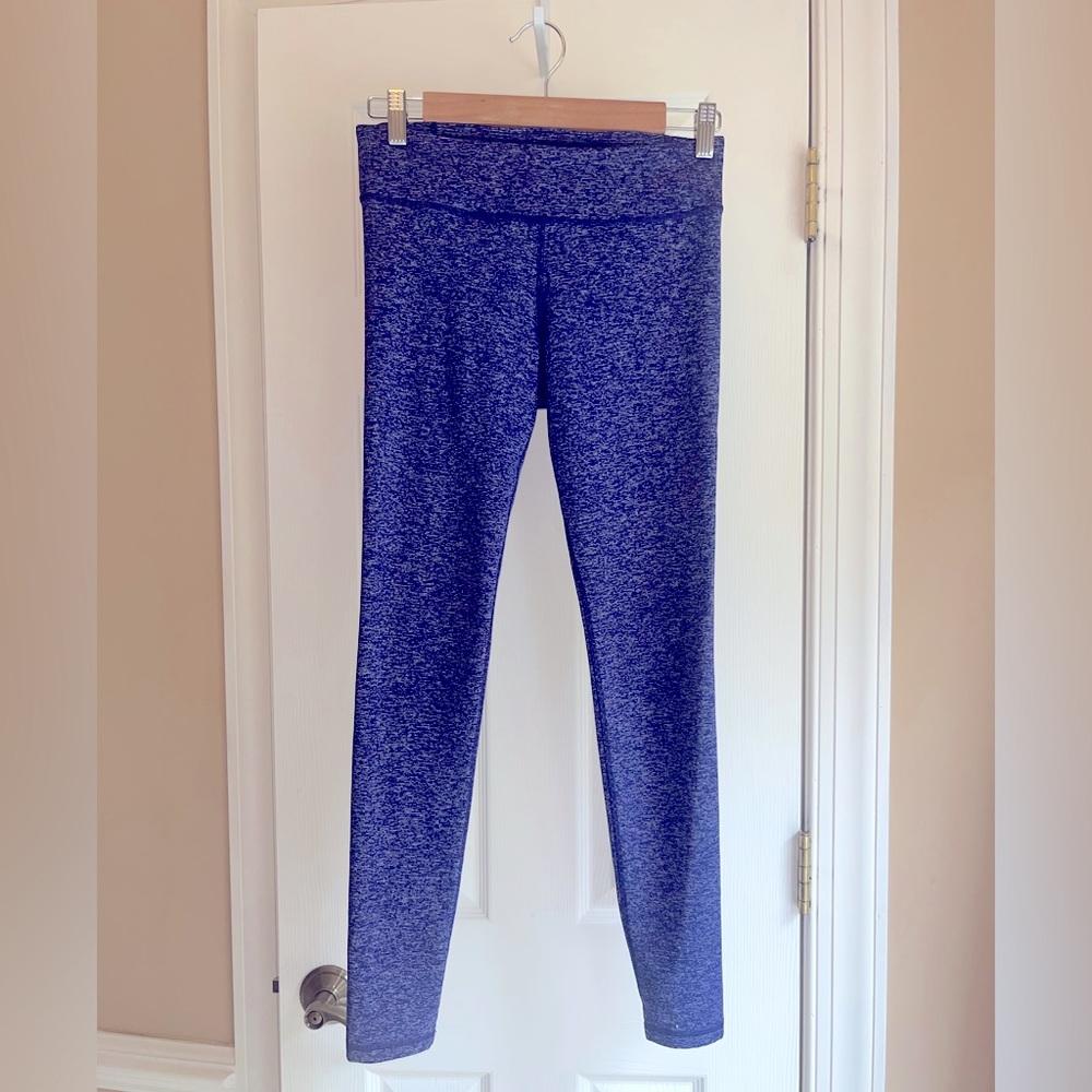 Cobalt navy blue under armour leggings pants gym workout yoga small 2 4 S